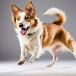 Koiranpennulla on kylmä ja se vapisee.