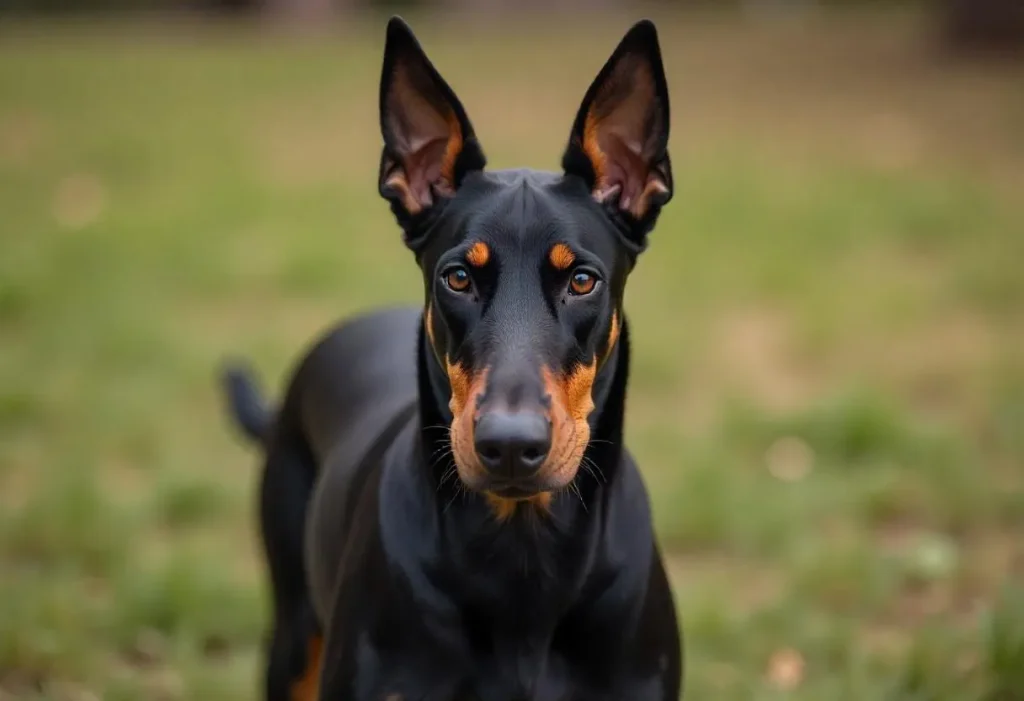 Dobermanni: valpas ja suojeleva kumppani